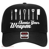 Choose Your Weapon Kitchen Birthday Chef Cook Cooking Gift Chef Bbq Hat thumb 0
