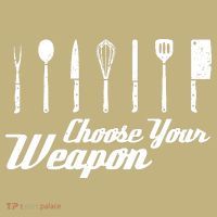 Choose Your Weapon Kitchen Birthday Chef Cook Cooking Gift Chef Bbq Sweatshirt thumb 2