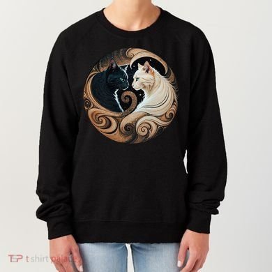 Cats Yin Yang Women's Sweatshirt