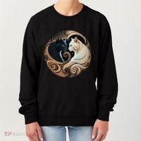 Cats Yin Yang Women's Sweatshirt thumb 0