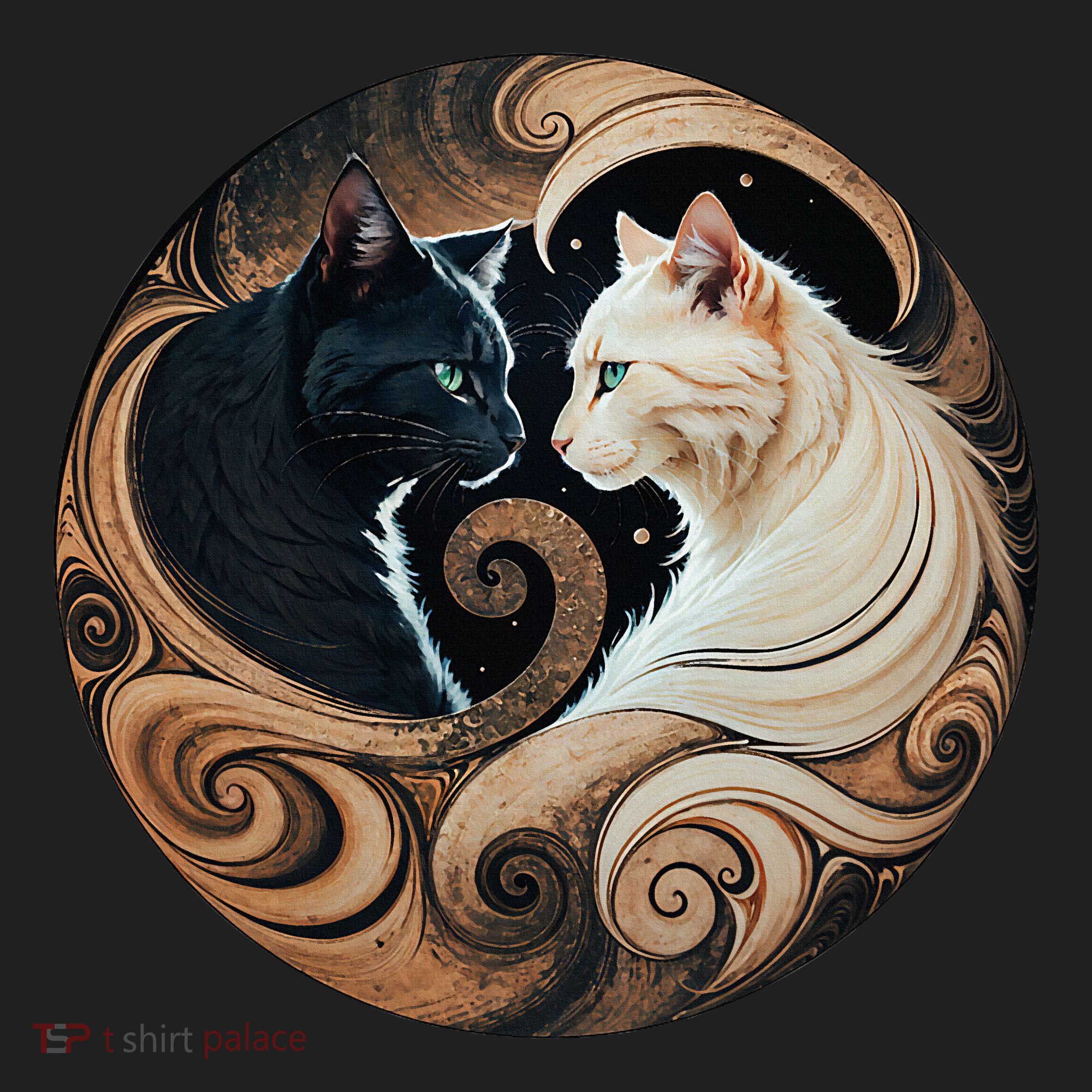 Cats Yin Yang Women's Sweatshirt