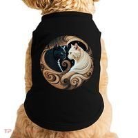 Cats Yin Yang Doggie Tank thumb 0