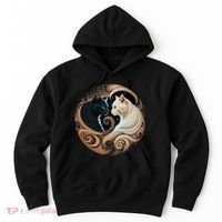 Cats Yin Yang Hoodie thumb 0