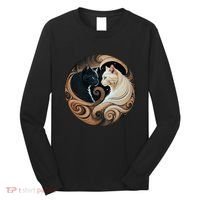 Cats Yin Yang Long Sleeve Shirt thumb 0
