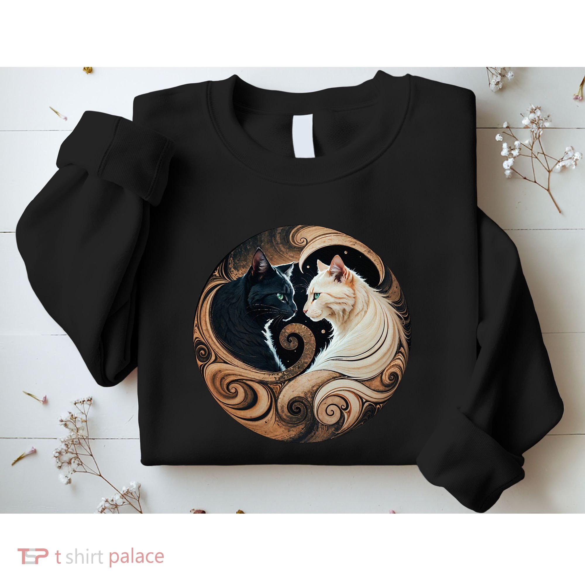 Cats Yin Yang Sweatshirt