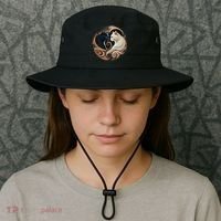 Cats Yin Yang Bucket Hat thumb 3