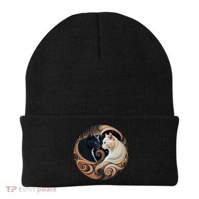 Cats Yin Yang Beanie