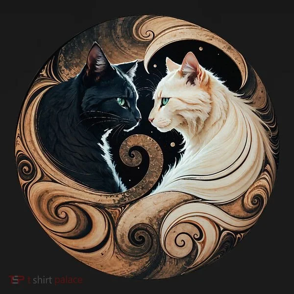 Cats Yin Yang Women's Hoodie