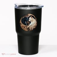 Cats Yin Yang Tumbler thumb 0