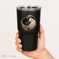 Cats Yin Yang Tumbler thumb 2