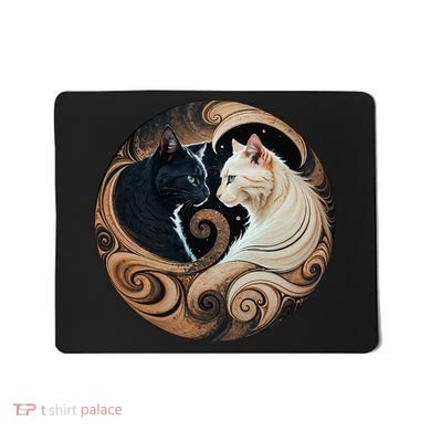 Cats Yin Yang Mousepad