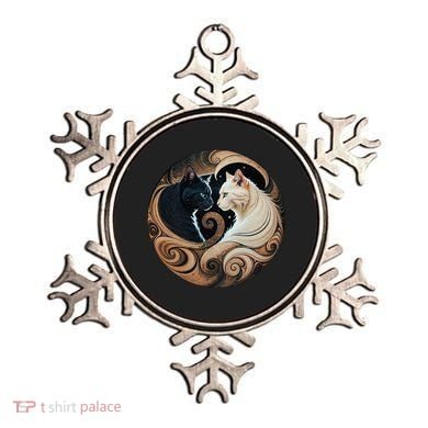 Cats Yin Yang Ornament