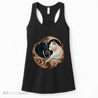 Cats Yin Yang Women's Tank Top thumb 0