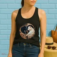 Cats Yin Yang Women's Tank Top thumb 2