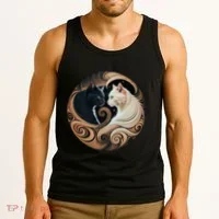 Cats Yin Yang Tank Top thumb 3