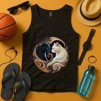 Cats Yin Yang Tank Top thumb 4