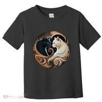 Cats Yin Yang Toddler T-Shirt thumb 0