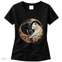 Cats Yin Yang Women's T-Shirt thumb 0