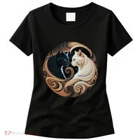 Cats Yin Yang Women's T-Shirt thumb 0