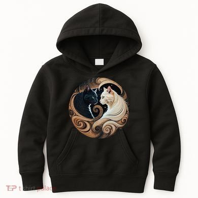 Cats Yin Yang Kids Hoodie