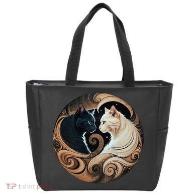 Cats Yin Yang Tote Bag