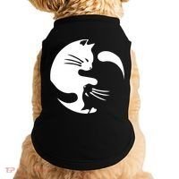 Cat Yin Yang Peace Loving Interconnected Great Gift Idea Meaningful Gift Doggie Tank thumb 0