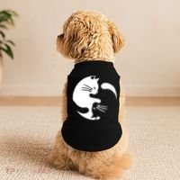 Cat Yin Yang Peace Loving Interconnected Great Gift Idea Meaningful Gift Doggie Tank thumb 2