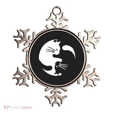 Cat Yin Yang Peace Loving Interconnected Great Gift Idea Meaningful Gift Ornament