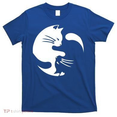 Cat Yin Yang Peace Loving Interconnected Great Gift Idea Meaningful Gift T-Shirt