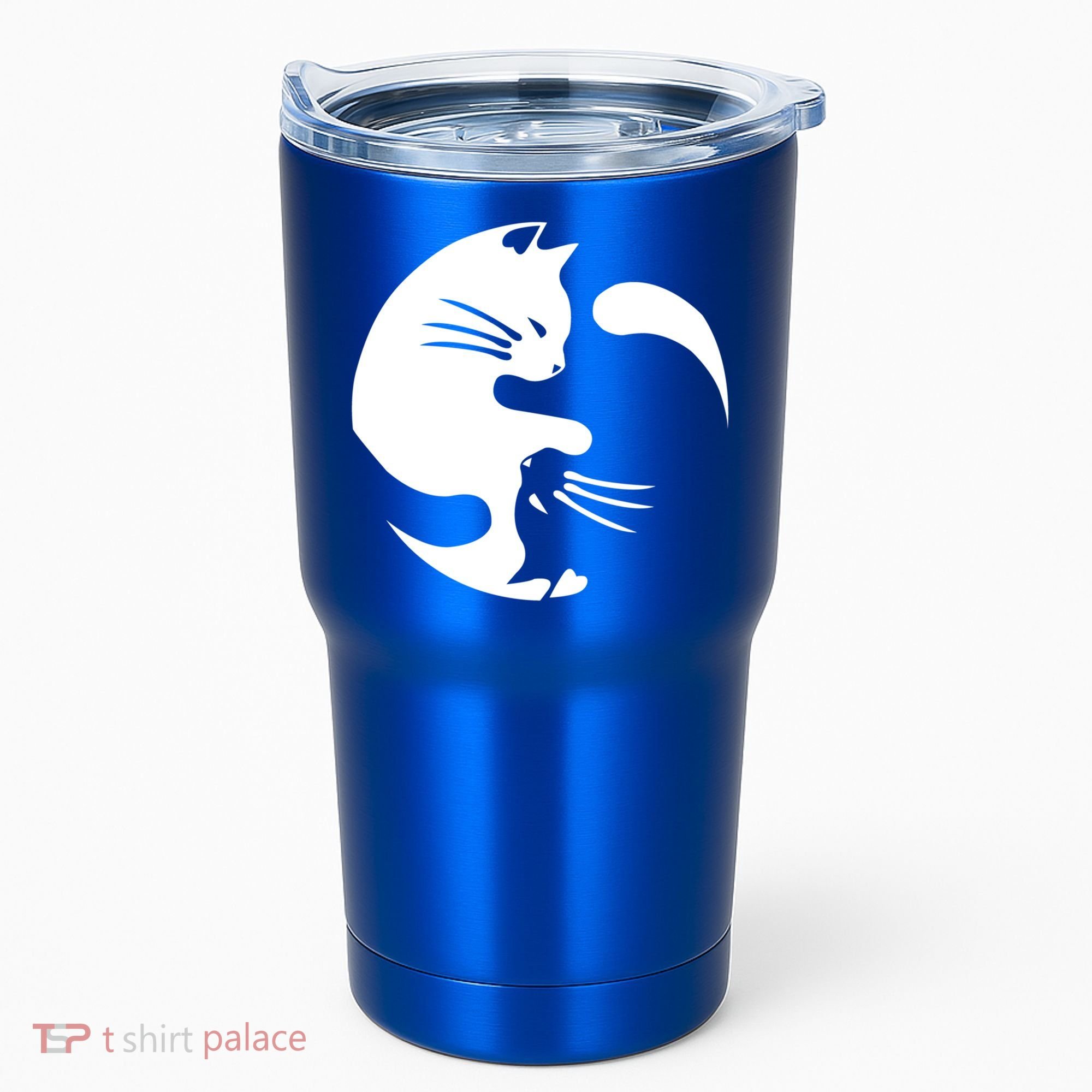 Cat Yin Yang Peace Loving Interconnected Great Gift Idea Meaningful Gift Tumbler