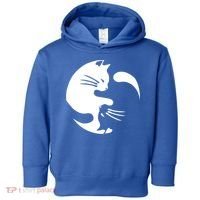 Cat Yin Yang Peace Loving Interconnected Great Gift Idea Meaningful Gift Toddler Hoodie thumb 0
