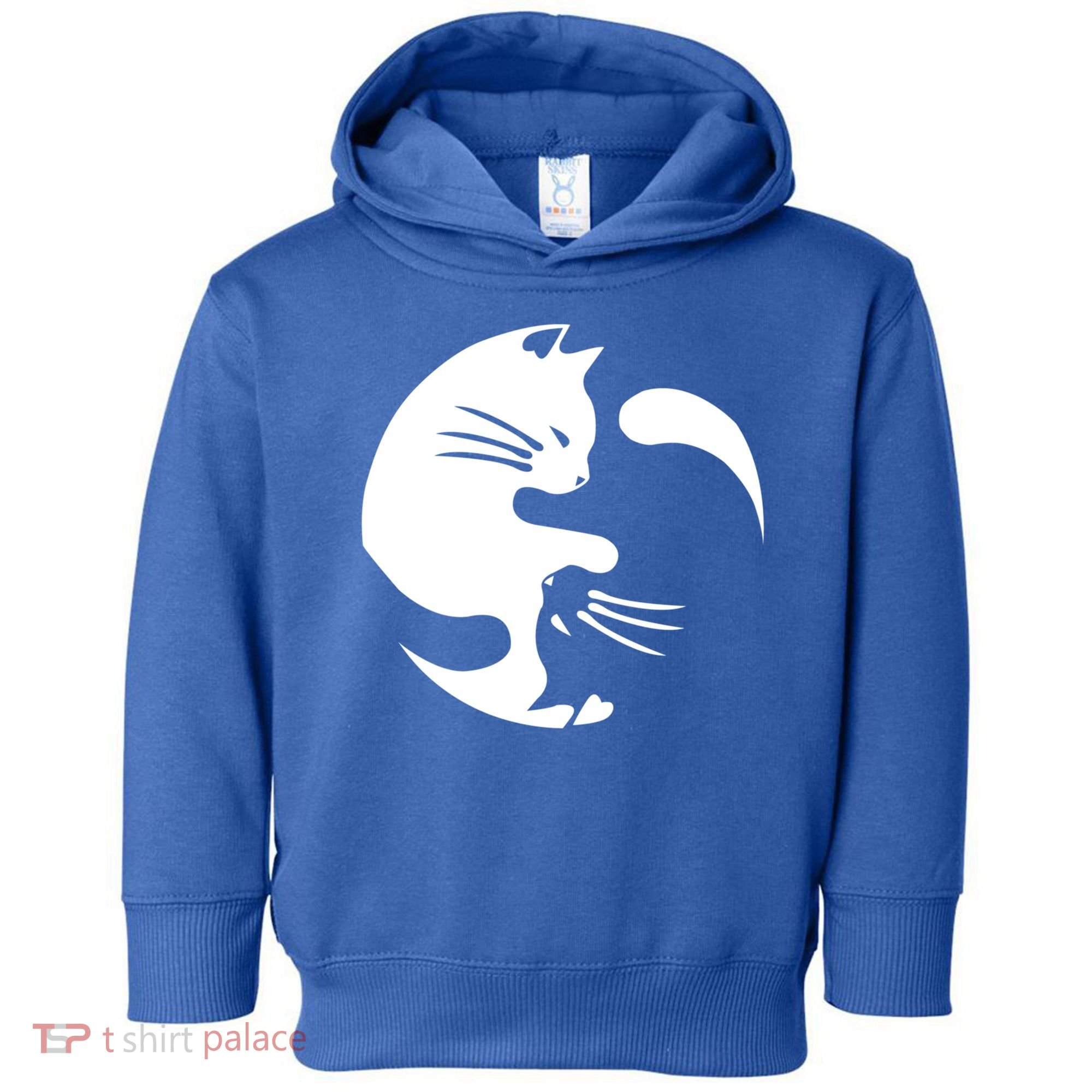 Cat Yin Yang Peace Loving Interconnected Great Gift Idea Meaningful Gift Toddler Hoodie