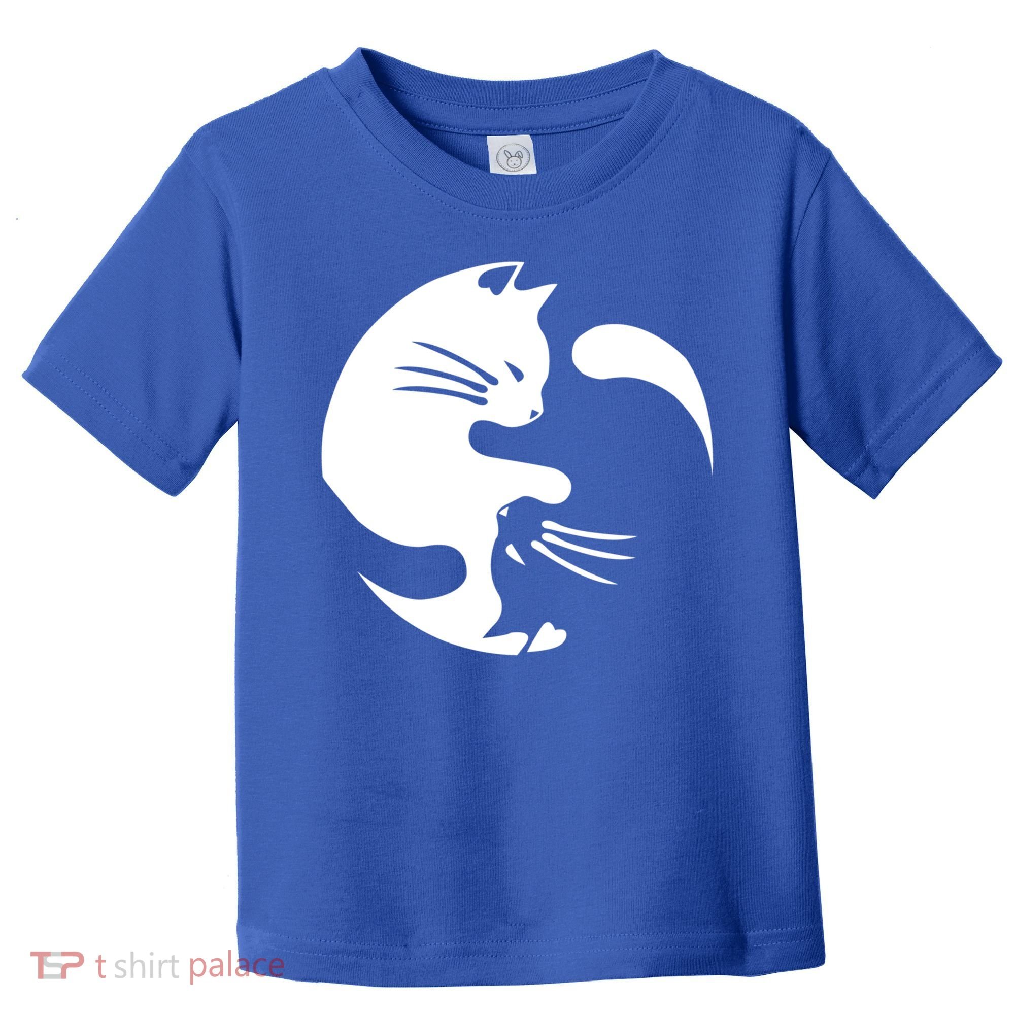 Cat Yin Yang Peace Loving Interconnected Great Gift Idea Meaningful Gift Toddler T-Shirt