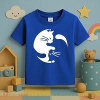 Cat Yin Yang Peace Loving Interconnected Great Gift Idea Meaningful Gift Toddler T-Shirt thumb 3