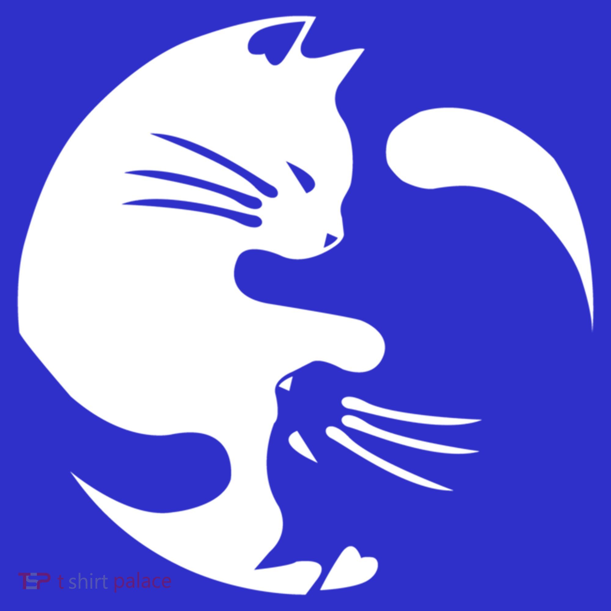 Cat Yin Yang Peace Loving Interconnected Great Gift Idea Meaningful Gift Toddler T-Shirt