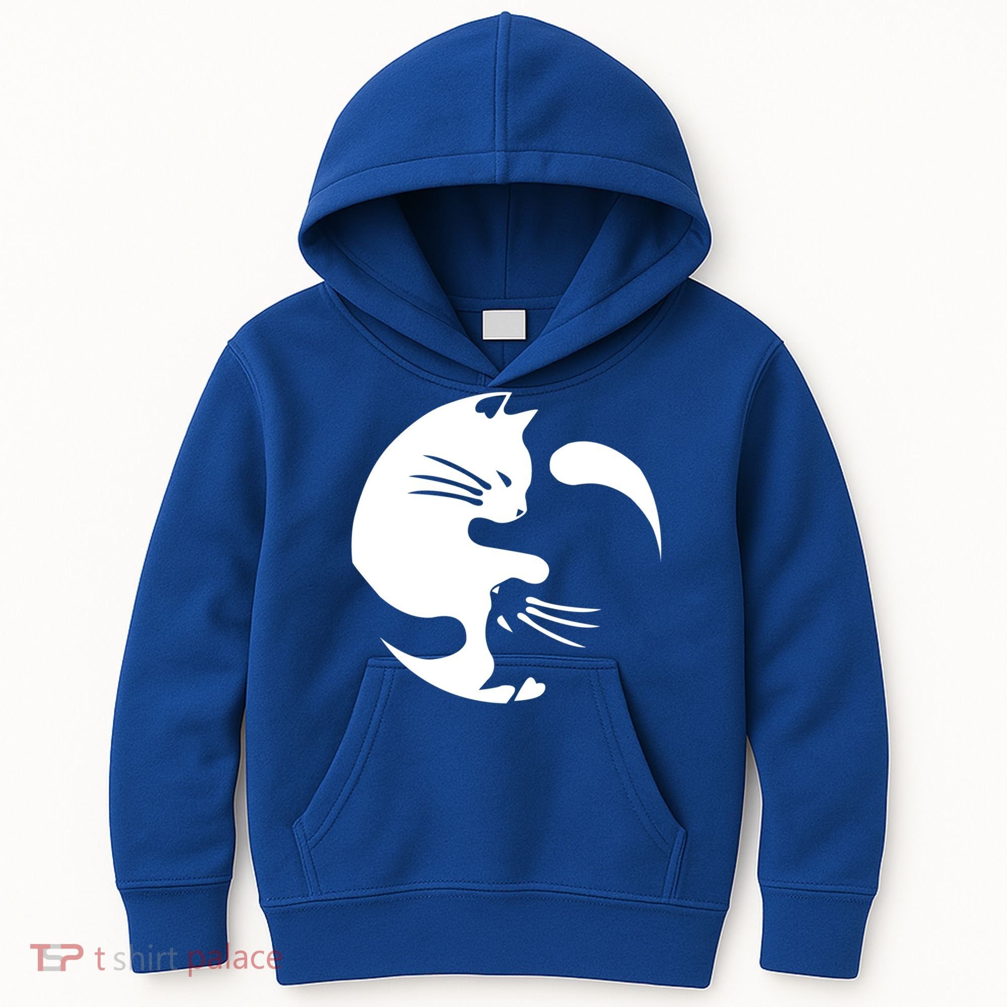 Cat Yin Yang Peace Loving Interconnected Great Gift Idea Meaningful Gift Kids Hoodie