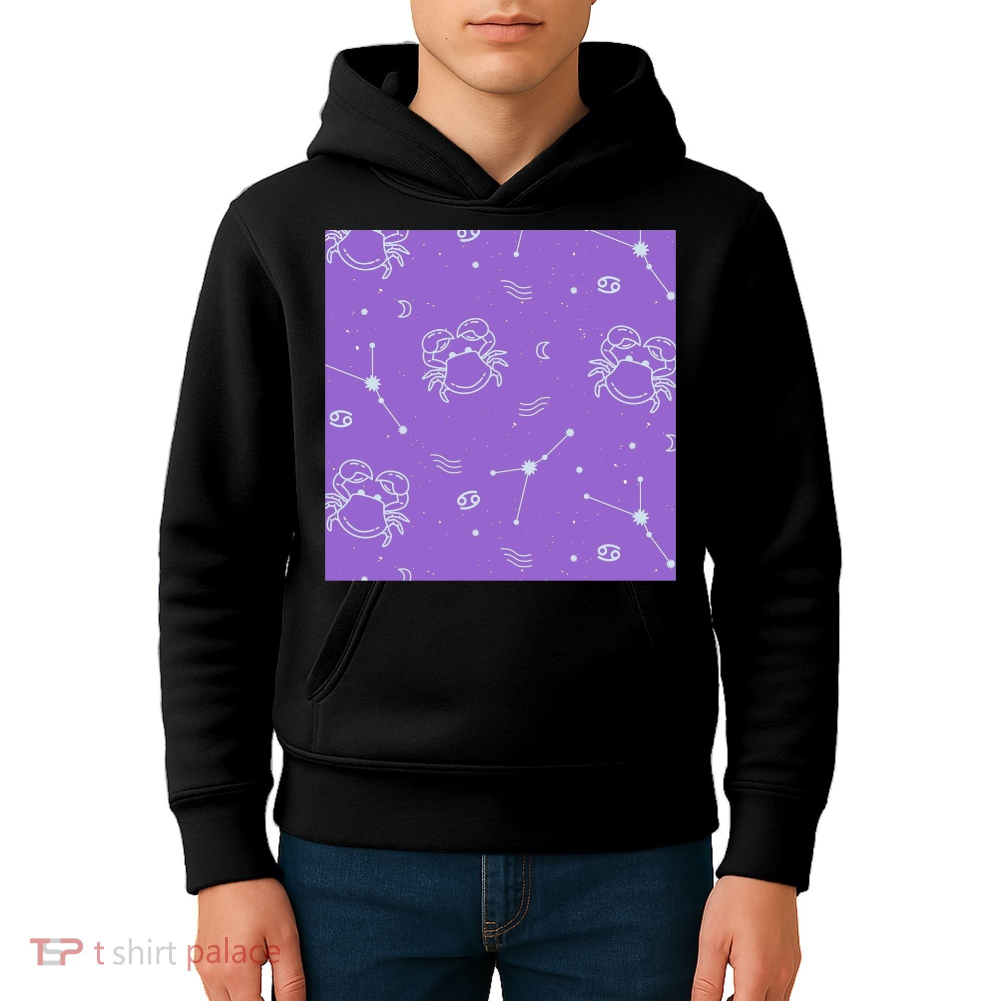 Cancer Zodiac Astrology Kids Hoodie