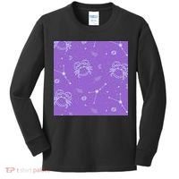 Cancer Zodiac Astrology Kids Long Sleeve Shirt thumb 0
