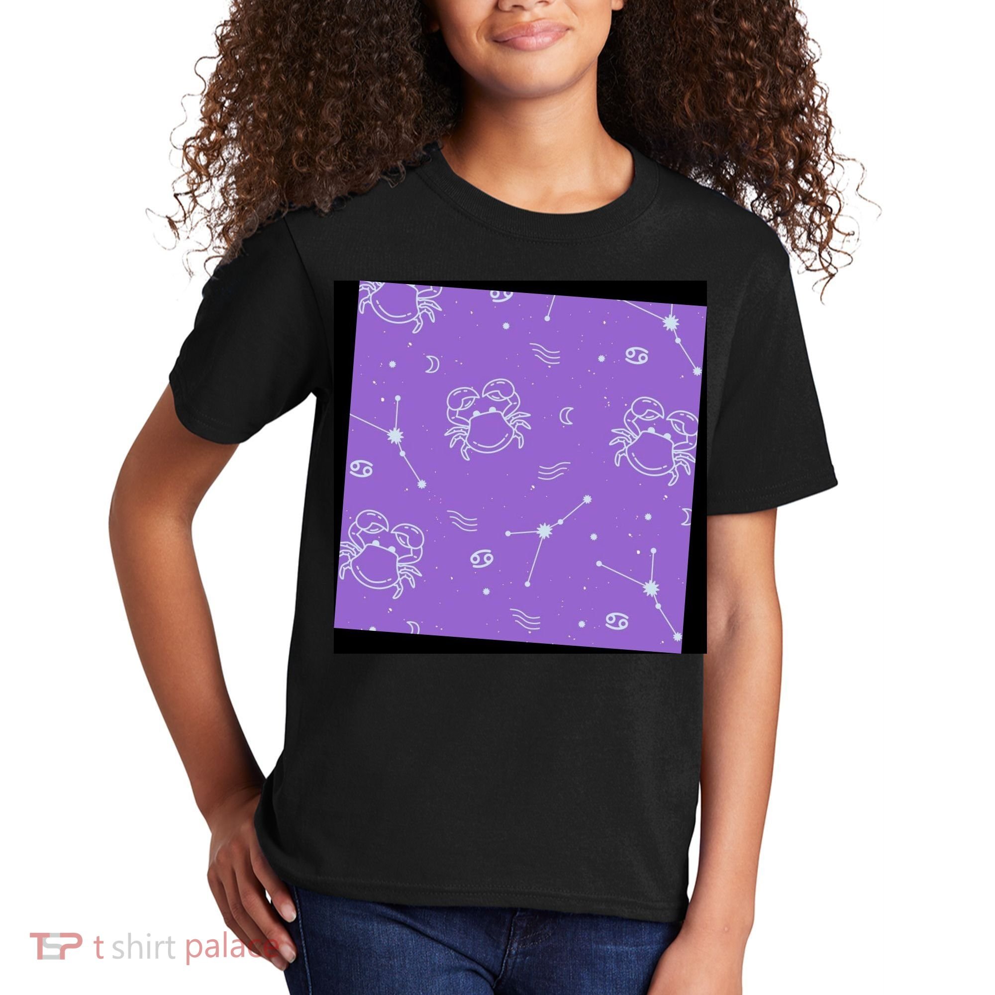 Cancer Zodiac Astrology Kids T-Shirt