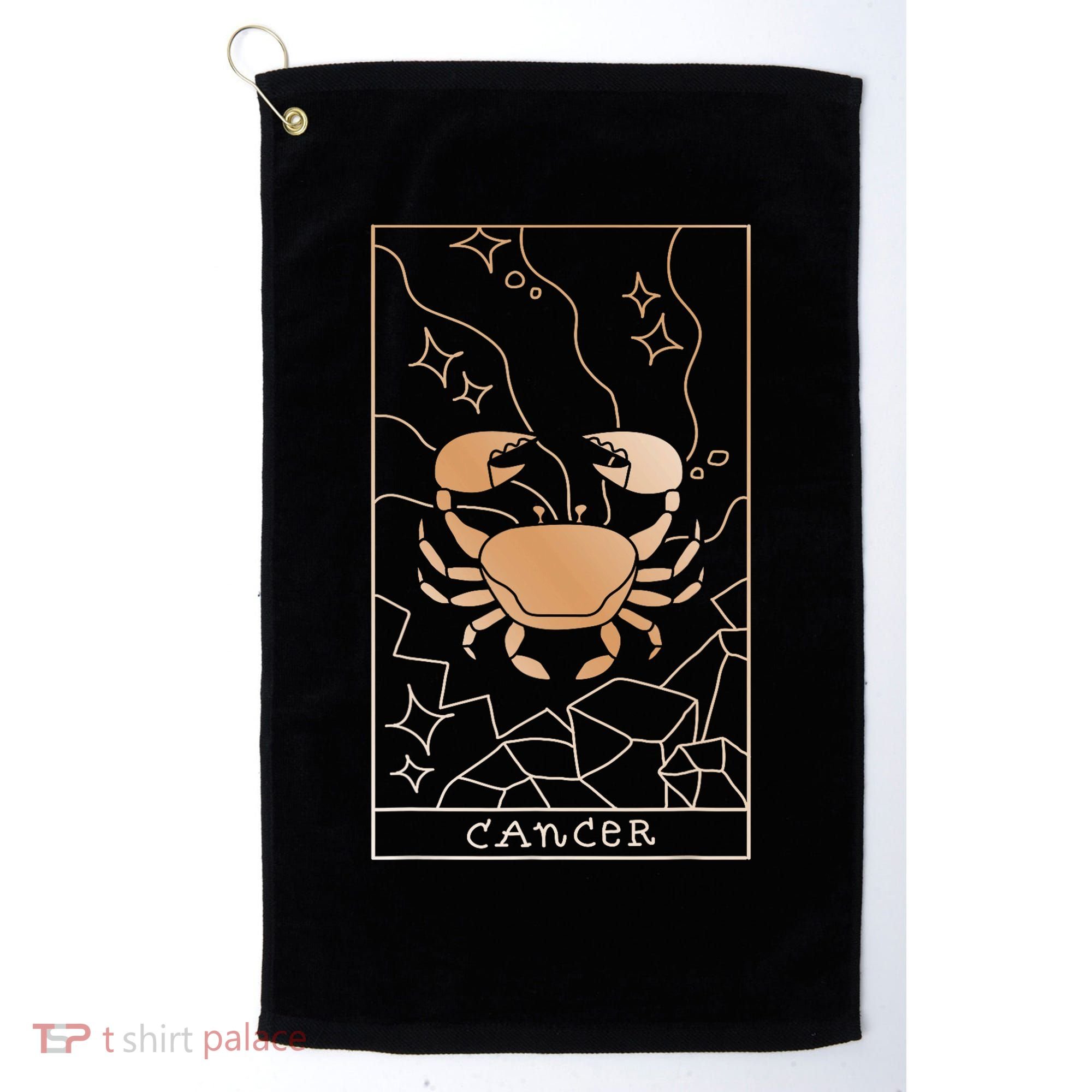 Cancer Zodiac Golf Towel