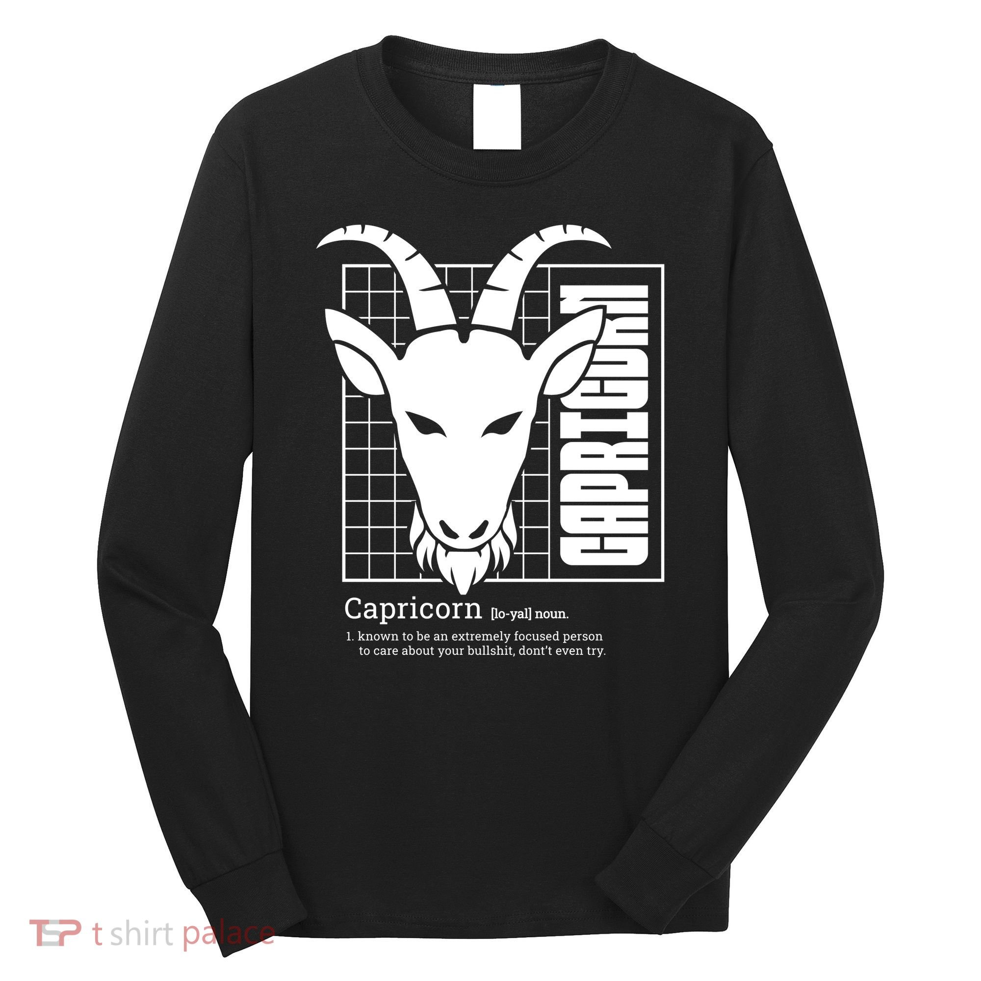 Capricorn Zodiac Definition Long Sleeve Shirt