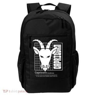 Capricorn Zodiac Definition Backpack