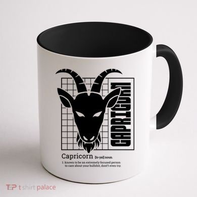 Capricorn Zodiac Definition Coffee Mug back