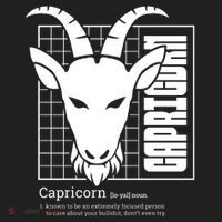 Capricorn Zodiac Definition Beanie thumb 2