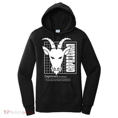 Capricorn Zodiac Definition Women's Hoodie