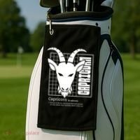 Capricorn Zodiac Definition Golf Towel thumb 2