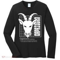Capricorn Zodiac Definition Women's Long Sleeve Shirt thumb 0