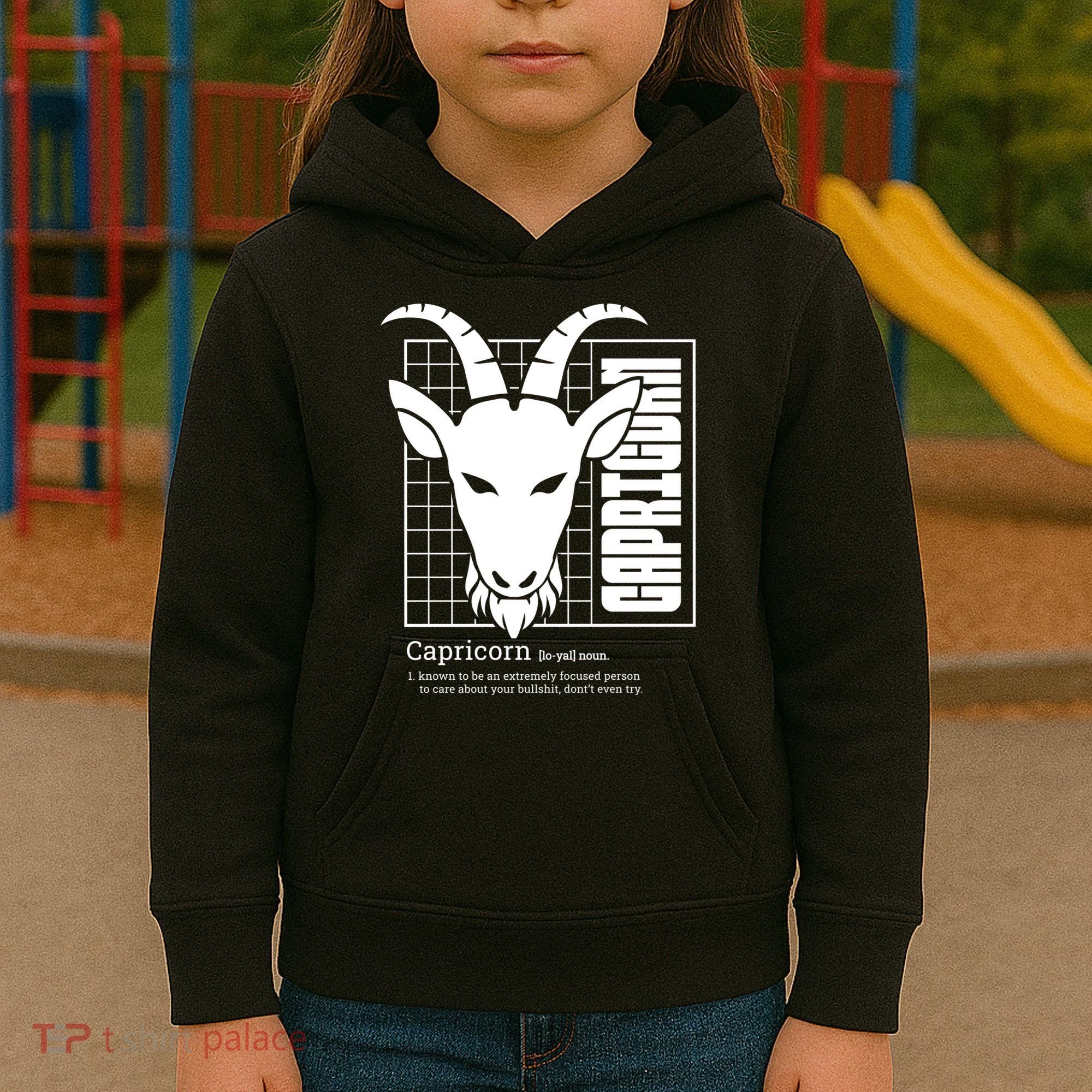 Capricorn Zodiac Definition Kids Hoodie