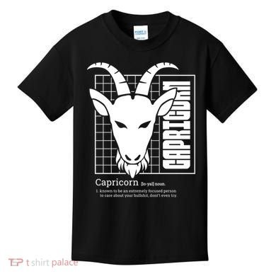 Capricorn Zodiac Definition Kids T-Shirt