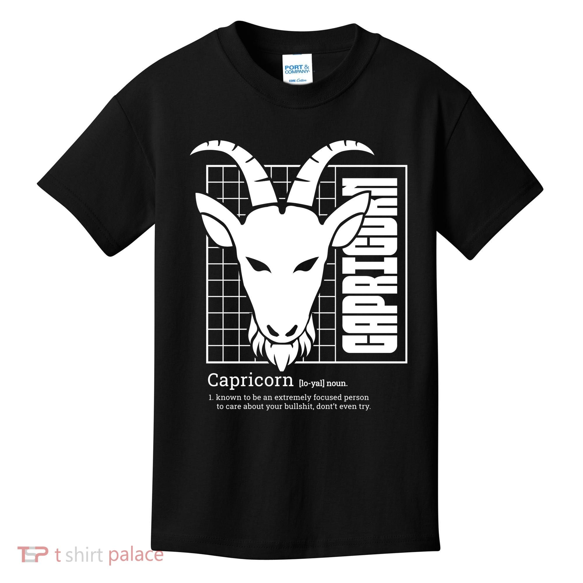 Capricorn Zodiac Definition Kids T-Shirt